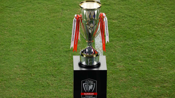 The Concacaf Champions League trophy